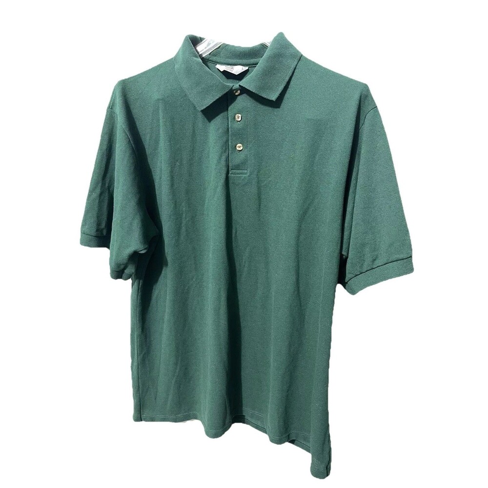 Red-Kap Green Polo Shirt Size Large Vintage 90’s
